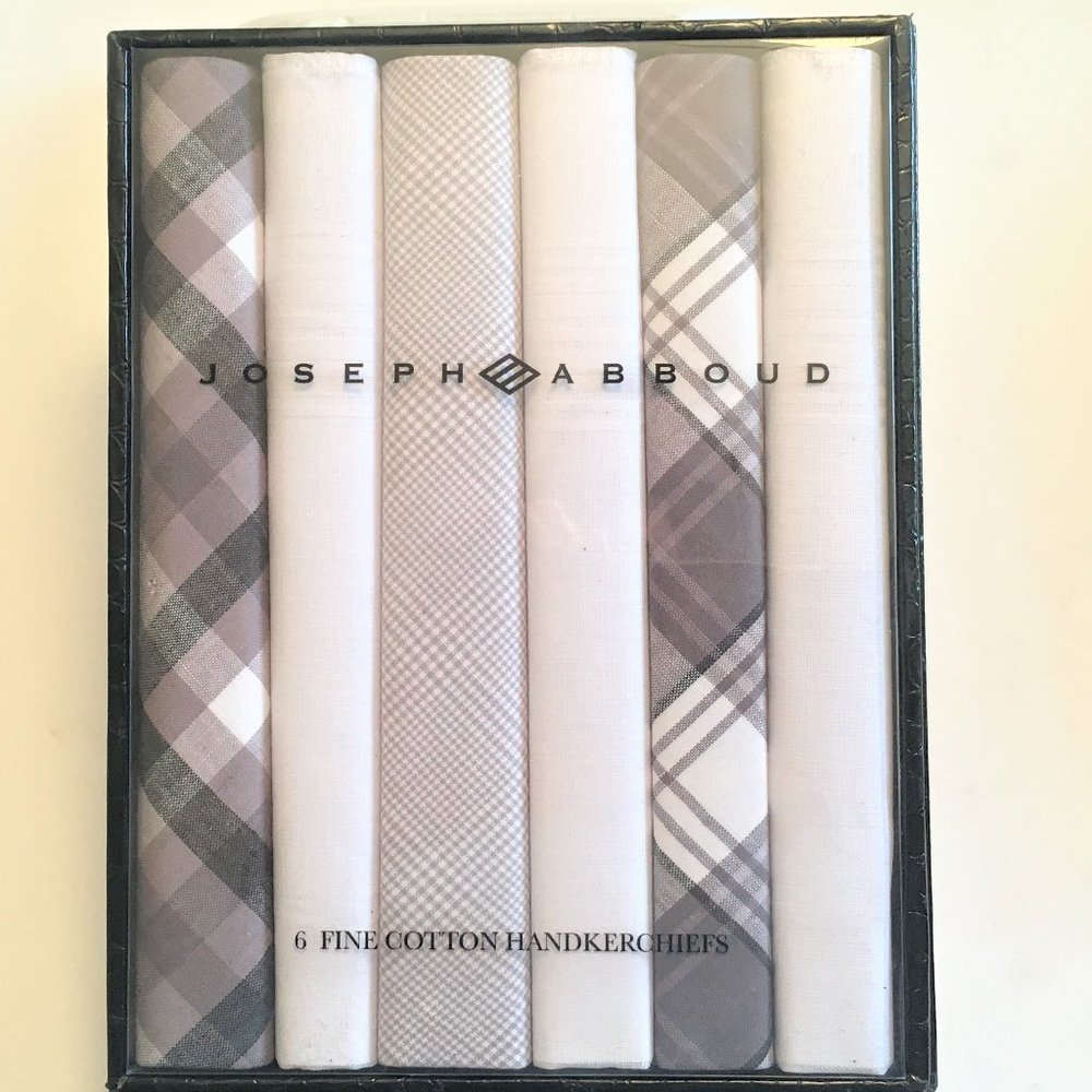 6 Joseph Abboud Handkerchiefs